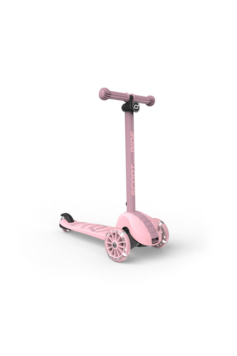 Scoot&Ride Trotinet Highway kiks 3s Rose Led 