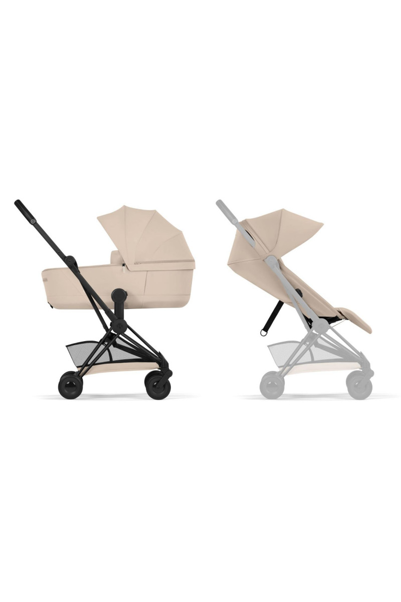 Cybex duo sistem Coya, Cozy Beige (mattblack ram) 