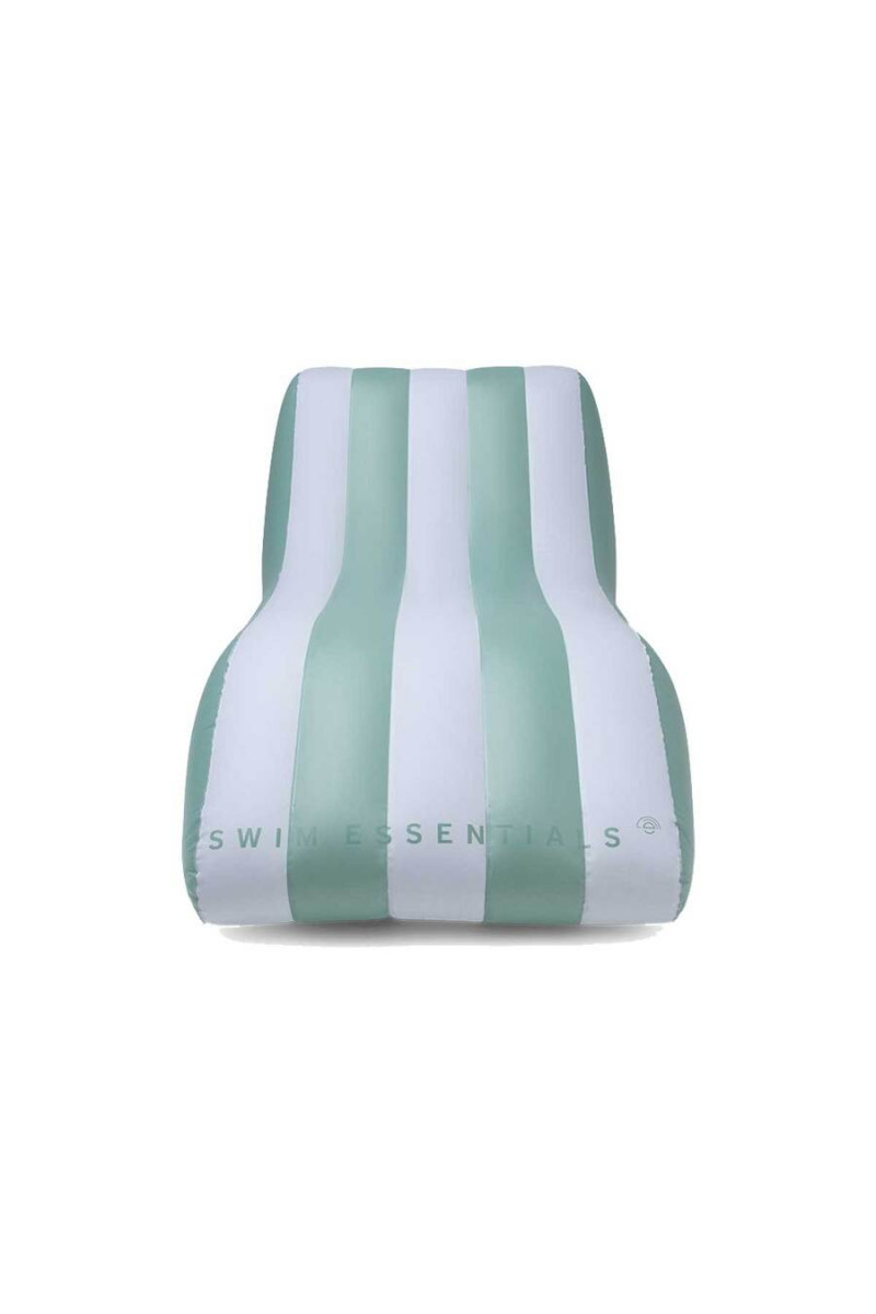 Swim Essentials ležaljka za vodu mint pruge 