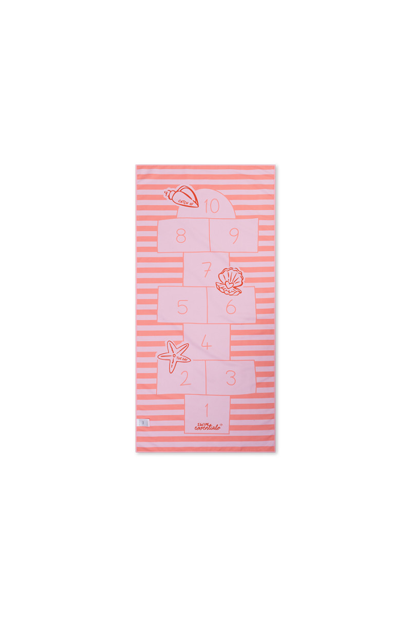 Swim Essentials peškir za plažu roze, 135x65 cm 