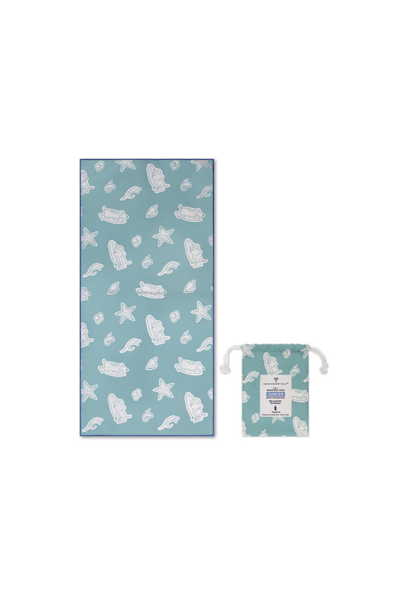 Swim Essentials peškir za plažu zeleni, 135x65 cm 