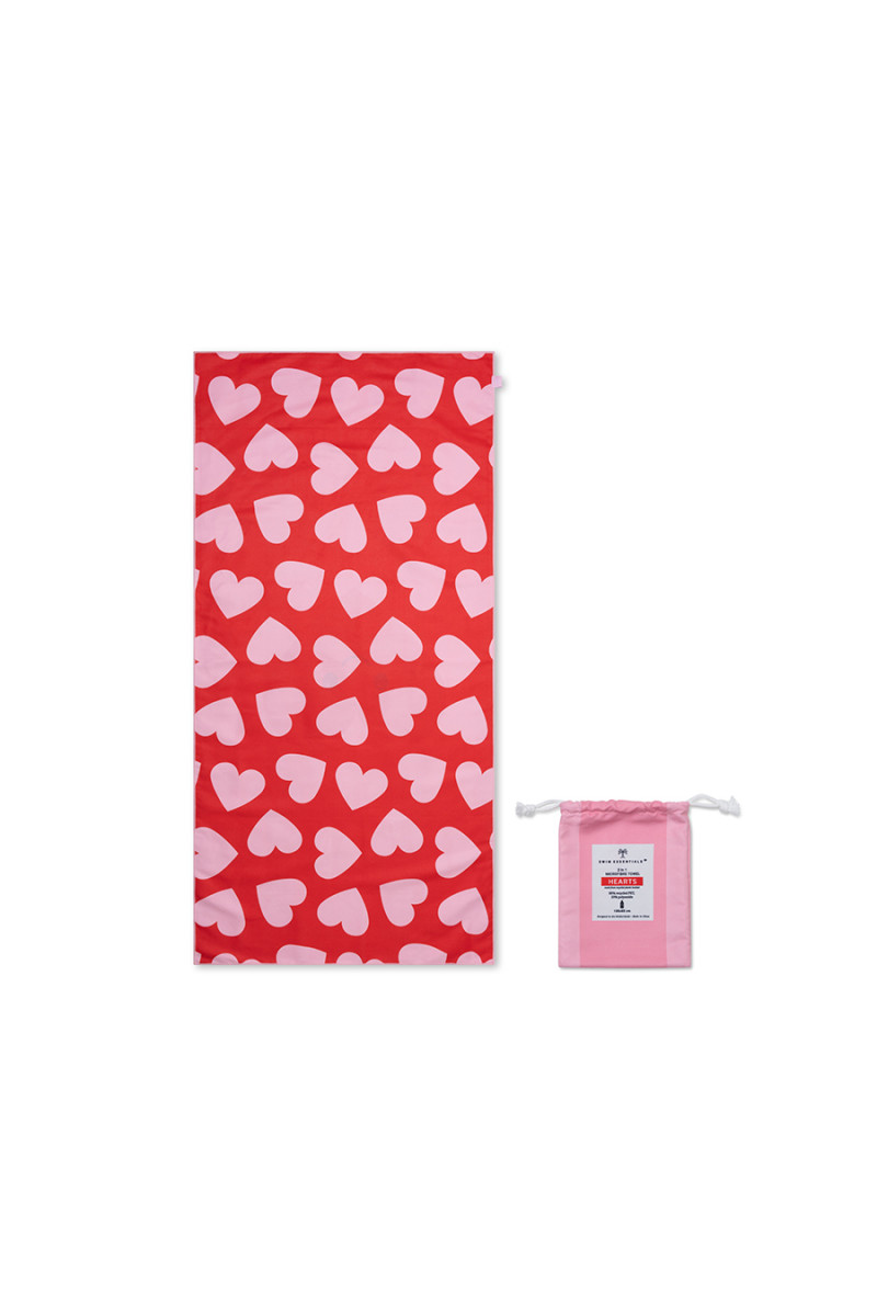 Swim Essentials peškir za plažu srce, 135x65 cm 