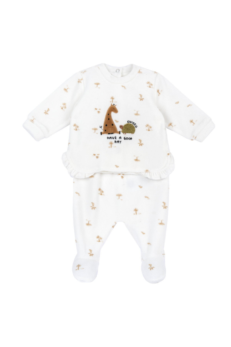 Chicco komplet (majica dr, donji deo), devojčice 