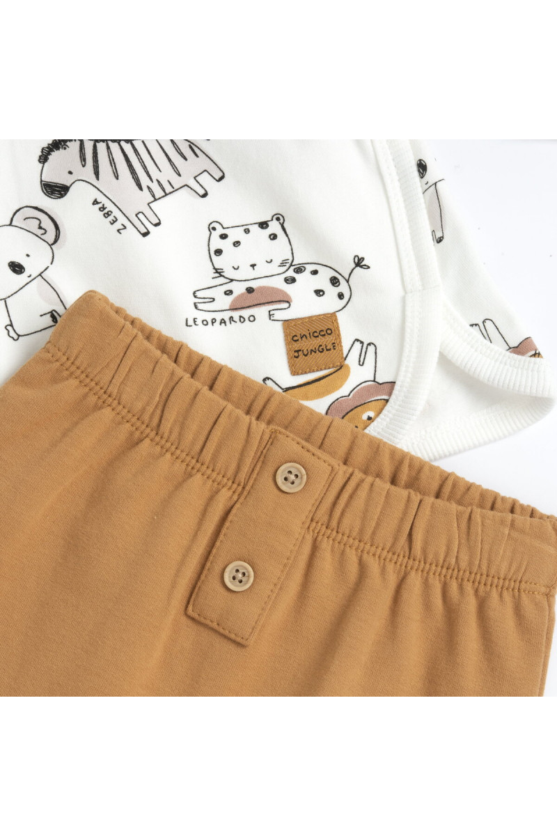 Chicco komplet (majica dr, donji deo), unisex 