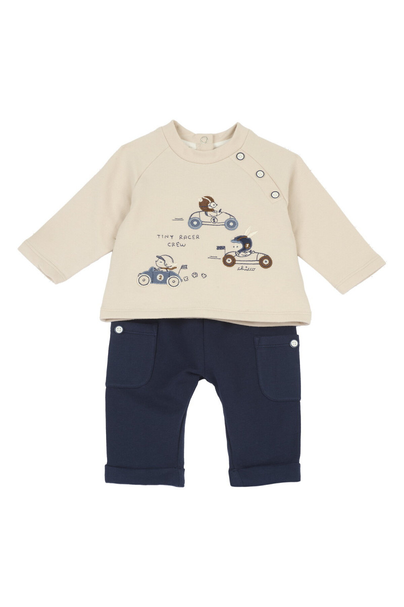 Chicco komplet (majica dr, donji deo), dečaci 