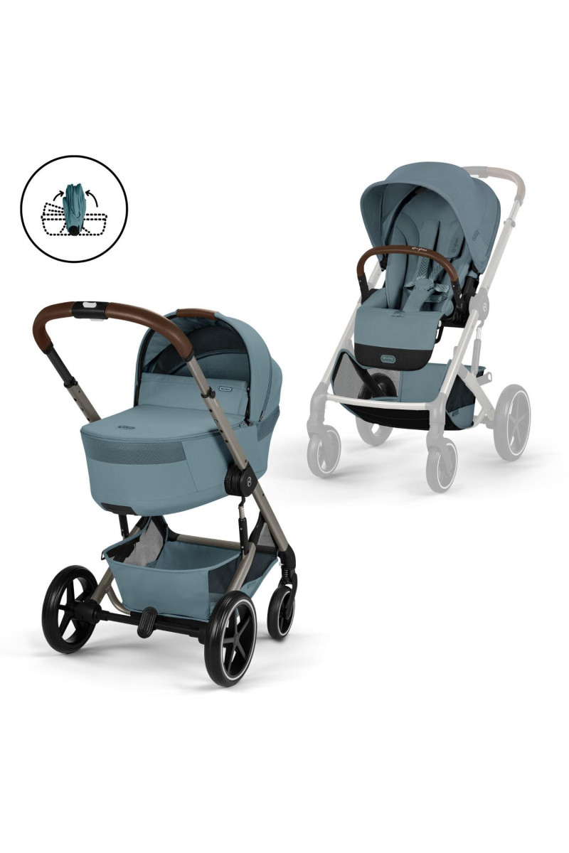 Cybex duo sistem Balios S Lux Stormy Blue (taupe) 