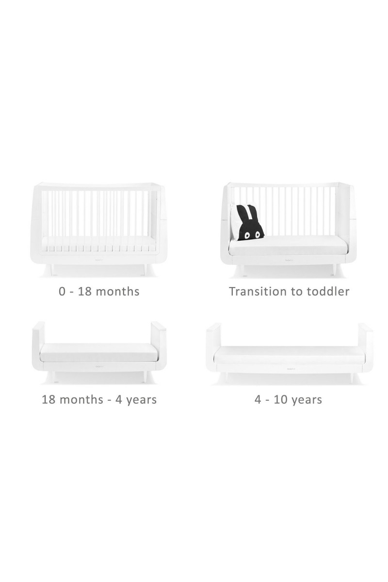 SnuzKot Skandi krevetac za decu, White 