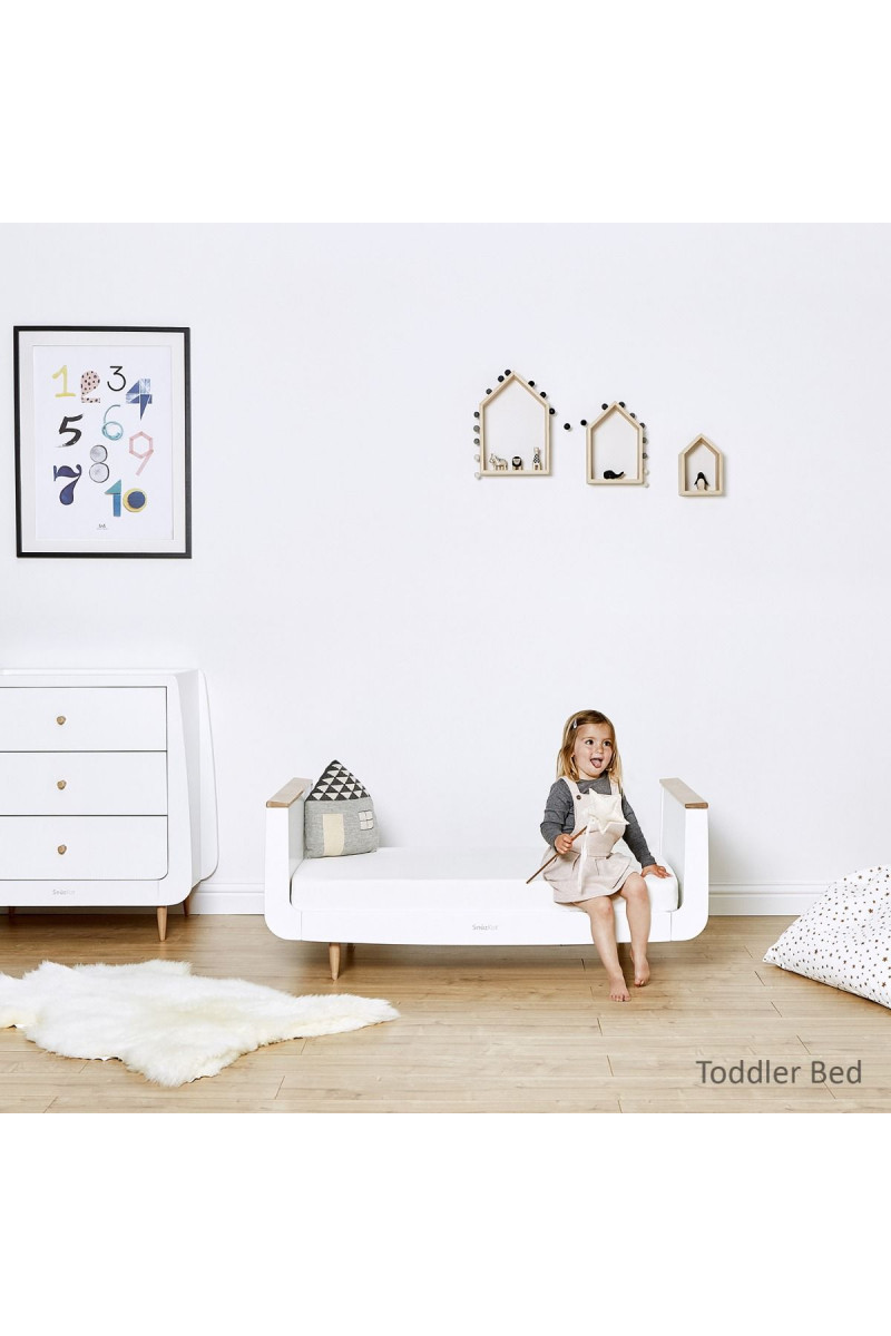SnuzKot Skandi krevetac za decu, White Natural 