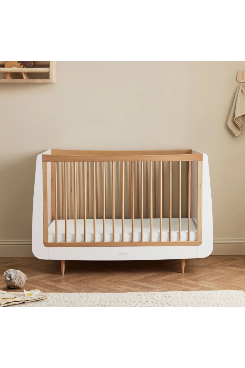 SnuzKot Skandi krevetac za decu, White Natural 